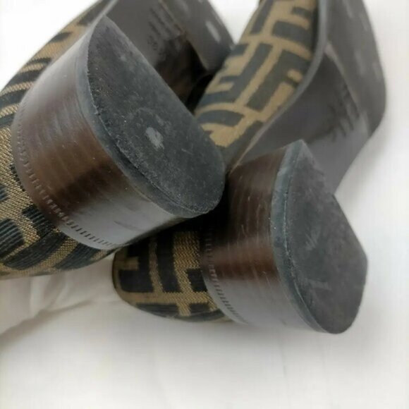 Fendi Pumps Zucca Browns Shoes 112-121921 - Picture 5 of 10